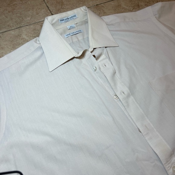 Van Heusen Tan Casual Button Down Shirt - Picture 3 of 3